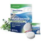 Vaporizadores de banho a vapor SinuCleanse Eucalyptus & Mint x12