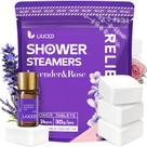 Vaporizadores de banho LIUCED Aromaterapy Lavender & Rose, pacote com 14