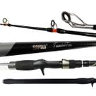 Vara Carretilha Pesca Pesada Rapala TambaFish 2,10m 20-50 Lbs 2 Partes