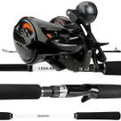 Vara Daiwa Lexa 2,74mt Carretilha Drag 15 kg Kit Pesca Bruto Lado da Manivela:DireitoTamanho:Vara 2,74
