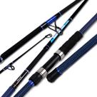Vara de pesca Fiblink Surf Carbon Spinning 366 cm azul