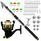 Vara De Pesca Telescopica Completa 2,70m Molinete E Acessórios