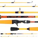 Vara Para Carretilha Albatroz Topaz Color Edition 5'6" (1,68m) 6-12lbs C562 - 2 Partes