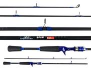 Vara Para Carretilha Cmik Spin Carbon 6'0" (1,80m) 15-35Lbs - 2 Partes Vara Para Carretilha Cmik Spin Carbon 6'0" (1,80m) 15-35Lbs - 2 Partes