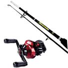 Vara Pesca Dourado 1,65m 30lbs + Carretilha Logan Direita