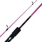 Vara Pesca Leve Ultra Light Molinete Mig Piau MP-07 1,40m 6-12lbs Rosa Inteiriça