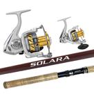 Vara Shimano Cabo Cortiça Molinete Ragnar 5 Rolamento Makis