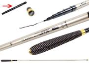 Vara Telescópica Cmik 100% Carbono Gomo Longo (4,50m) 8-14lbs - Várias Cores