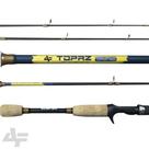 Vara Topaz 1,80mts 6-12lbs Carbono Para Carretilha Ação Média Cabo em Cortiça