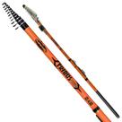 Vara Tribus Pesca Ultra Light 2,40mt Laranja Makis Fishing
