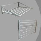 Varal articulado dobravel Branco 80cm x 6 varetas Varal articulado dobravel Branco 80cm x 6 varetas