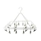 Varal Calcinha Lingerie Sutiã Meia Cueca Inox 20 Prendedores