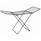 Varal Chao Dobravel Aco Inox Abas Secagem Rapida Roupas Resistente Portatil Compacto