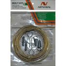Varal De Aco Multi 15Mt 3,30Mm C/Kit