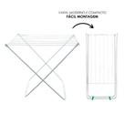 Varal de Chão 80cm Reforçado Dobrável até 8kg Apartamento Varal de Chão 80cm Reforçado Dobrável até 8kg Apartamento