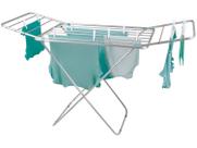 Varal de Chão com Abas Retrátil Slim Alumínio Mor
