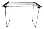 Varal De Chão Dobrável Aluminio Retrátil 82cm Não Enferruja