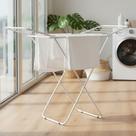 Varal De Chão Estendedor De Roupa Para Apartamento Com Abas Resistênte