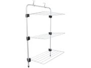 Varal De Encaixe Secalux Wick 3 Andares Para Roupas Portátil Aço Reforçado 0,61m Cor Branco Varal De Encaixe Secalux Wick 3 Andares Para Roupas Portátil Aço Reforçado 0,61m Cor Branco