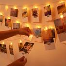 Varal De Fotos Cordão Led 10 Prendedores Decoração 110/220v