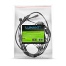 Varal de Luzes Festão Lumanti PP 5 Metros 2X1,0MM com 10 Soquetes E-27 10 soquetes