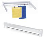 Varal de Parede Mágico Retrátil Branco 70cm 5 varetas Varal de Parede Mágico Retrátil Branco 70cm 5 varetas