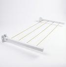 Varal de Parede Retrátil em Aço Basculante + kit Instalação - kkutil