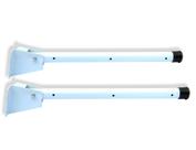 Varal de Parede RetrÃtil FlexÃvel 50 cm Tubular Branco