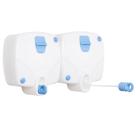 Varal de parede rotoflex 2 secalux - branco - com 2 cordas de 5m