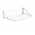 Varal de Parede Toalheiro Aço Parati Branco 56cm Maxeb