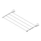 Varal De Roupa 40Kg Retrátil Parede Muro Apartamento Casa Até 4mt