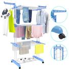 Varal De Roupa Aço Inox Dobrável Vertical