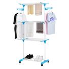 Varal De Roupas C/ Rodas 4 Níveis Metal Dobrável 48kg Branco Varal De Roupas C/ Rodas 4 Níveis Metal Dobrável 48kg Branco