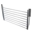 Varal De Roupas de Parede Retratil 9 Varetas Aluminio Dobravel 60cm