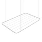 Varal de Teto Lavanderia Apartamento Kit Instalação 90X50cm