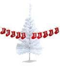 Varal Decorativo Cordão De Botas Feliz Natal Com Pregador