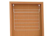 Varal Dobrável Porta Toalha Suporte Secador de Roupa Sem furo Branco - Kit com 2 unidades