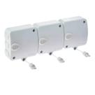 Varal Modular Retrátil Regulável 3 Modulo Parede 6m Branco Varal Modular Retrátil Regulável 3 Modulo Parede 6m Branco