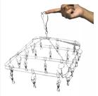 Varal Para Roupas Intimas Meias 100% Inox 20 Clipes Teto