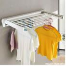 Varal Parede Retrátil Dobrável 5 Varetas 70cm Branco Aço inoxidável Suporta até 5kg