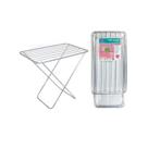 Varal Roupa Chão 88X49Cm Alumínio Slim Mor