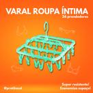 Varal Roupa Íntima Escolha Cor com 26 Prendedores Resistente