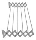 Varal Sanfonado Aluminio Reforçado Branco 80cm V201