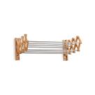 Varal sanfonado bambu c/ hastes metalicas natural - simplo Varal sanfonado bambu c/ hastes metalicas natural - simplo