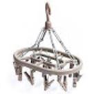 Varal Sanshim Oval Para Roupas Intimas Com16 Prendedores