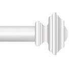 Varão de Cortina Ajustável KAMANINA 81-305 cm Metal Branco
