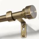 Varão de Cortina Ajustável Lootkell 168-305 cm Bronze Metálico
