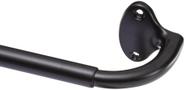 Varão de cortina Amazon Basics Adjustable Room Darkening Black