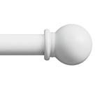 Varão de cortina AWUIUNIE White Long 168 a 305cm para Windows