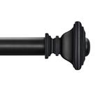 Varão de cortina BRIOFOX BLACK ajustável de 122 a 213 cm Heavy Duty